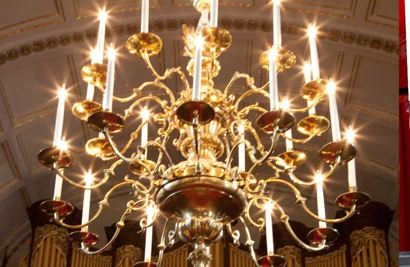 Church interior - Church crown at St George's Hanover Square