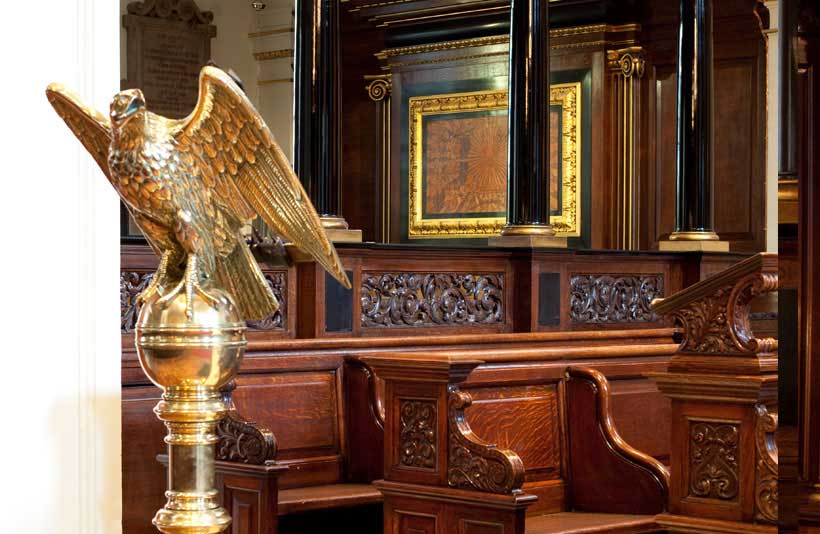 Church interior at St George's Hanover Square 4