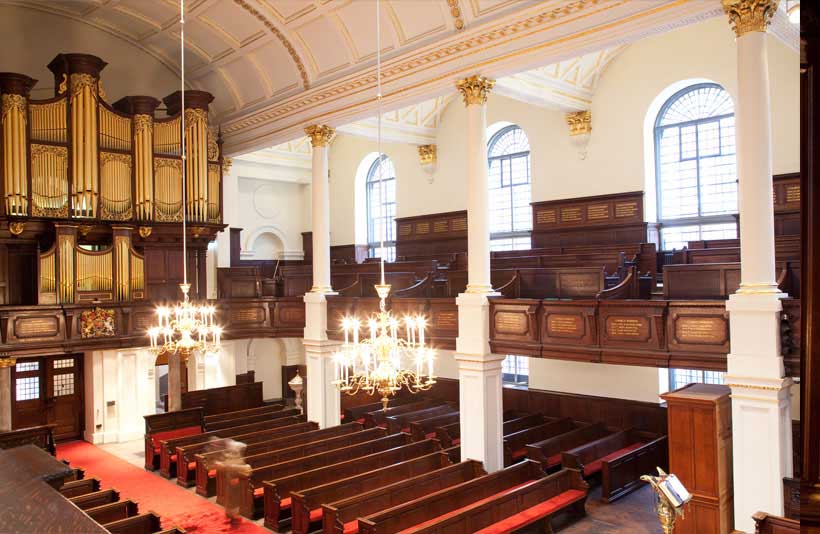 Church interior at St George's Hanover Square 5